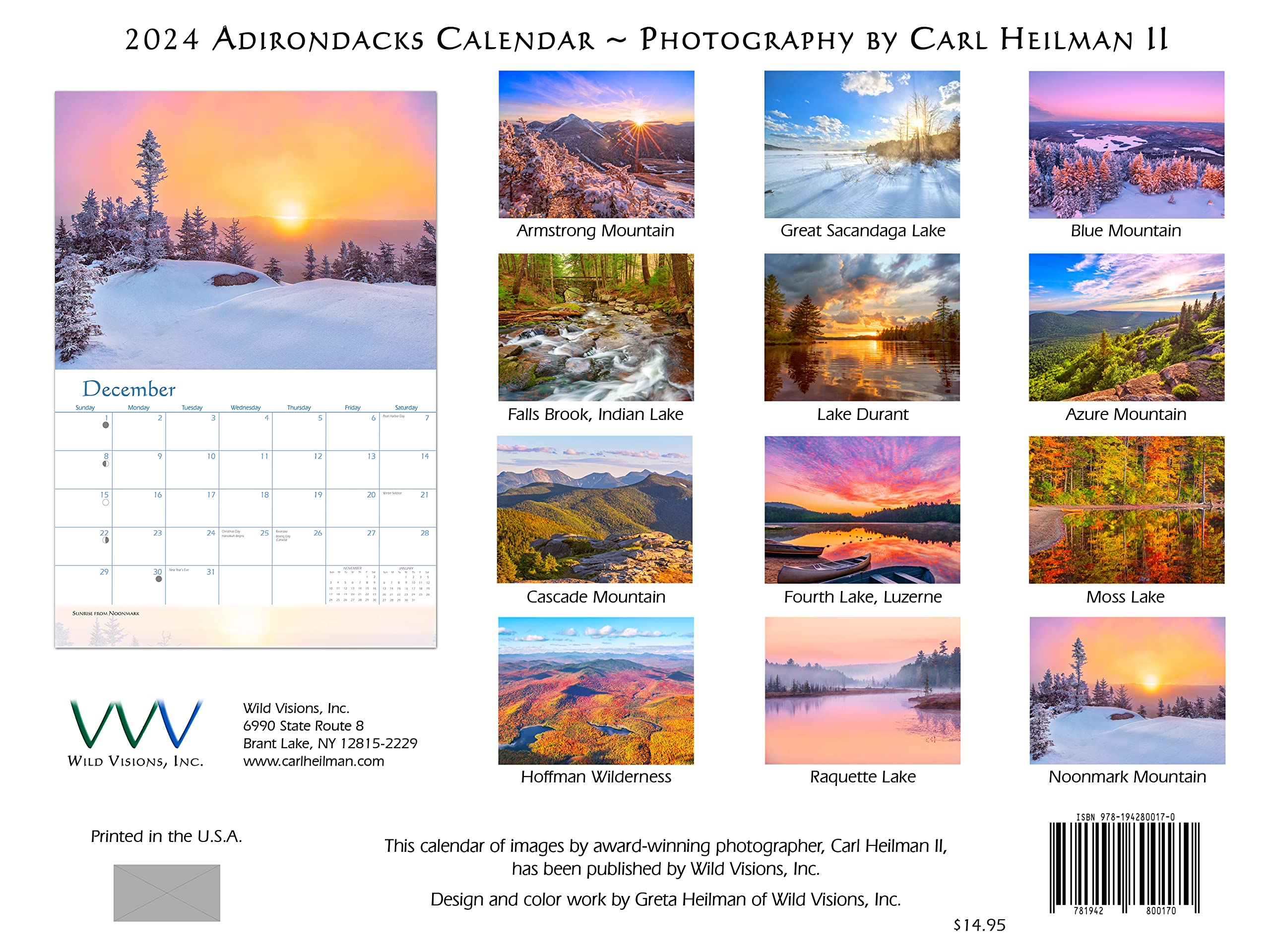 2024 Hillside Memorial wall calendar Free Stuff App